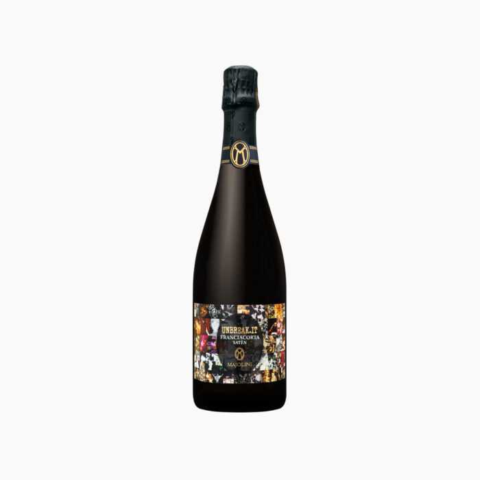 Franciacorta brut saten docg “UNBREAK.IT” limited edition label